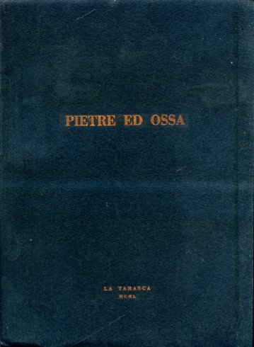 Pietre ed ossa