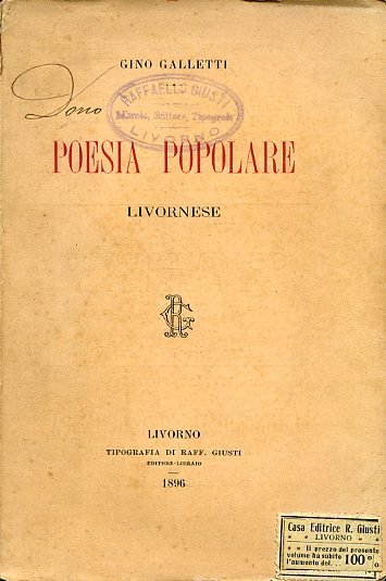 Poesia popolare livornese