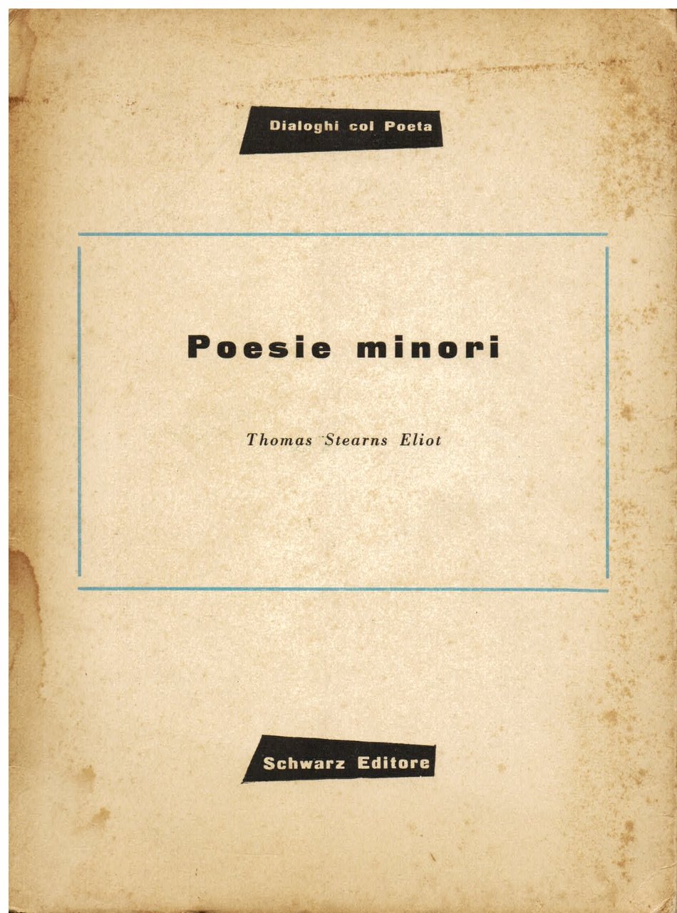 Poesie minori. Traduzione, Introduzione e Note a cura di Roberto …