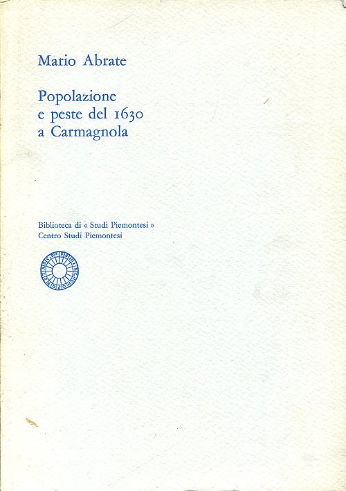 Popolazione e peste del 1630 a Carmagnola