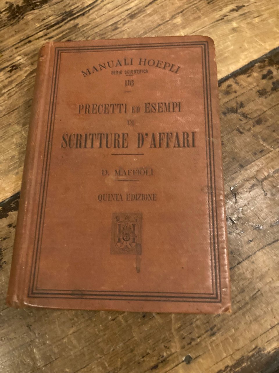 Precetti ed esempi di scritture d'affari. QUINTA edizione | Immagine principale