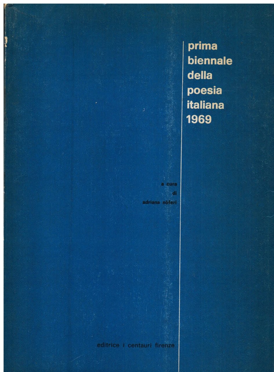 Prima biennale della poesia italiana 1969