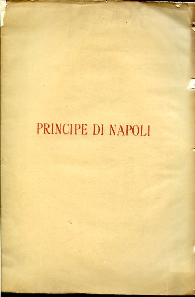 Principe di Napoli. Ode
