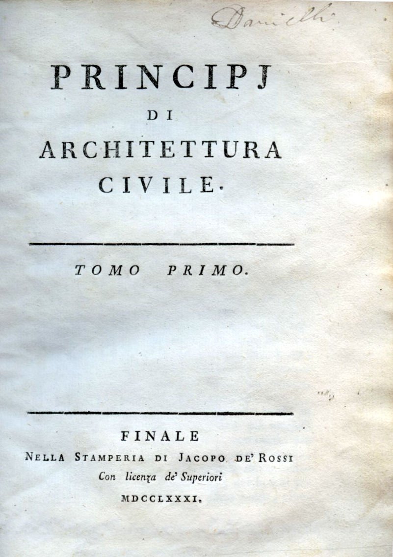 Principj di Archittetura Civile