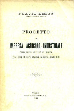 Progetto di impresa agricolo - industriale nelle regioni cafetere del …