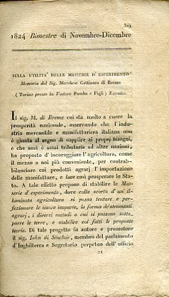 Propagatore: ossia raccolta periodica delle cose appartenenti ai progressi dell'industria, …