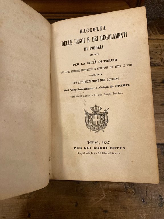 Raccolta delle leggi e dei regolamenti di Polizia vigenti per … | Immagine Gallery 2