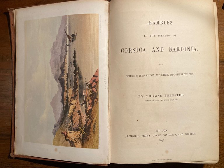 Rambles in the Islands of Corsica and Sardinia, with notices … | Immagine Gallery 1