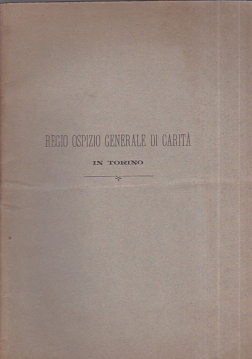 Regio Ospizio Generale di Carità in Torino. Discorso nell' occasione … | Immagine principale