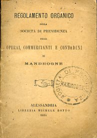 Regolamento organico della Società di Previdenza degli Operai, Commercianti e … | Immagine principale