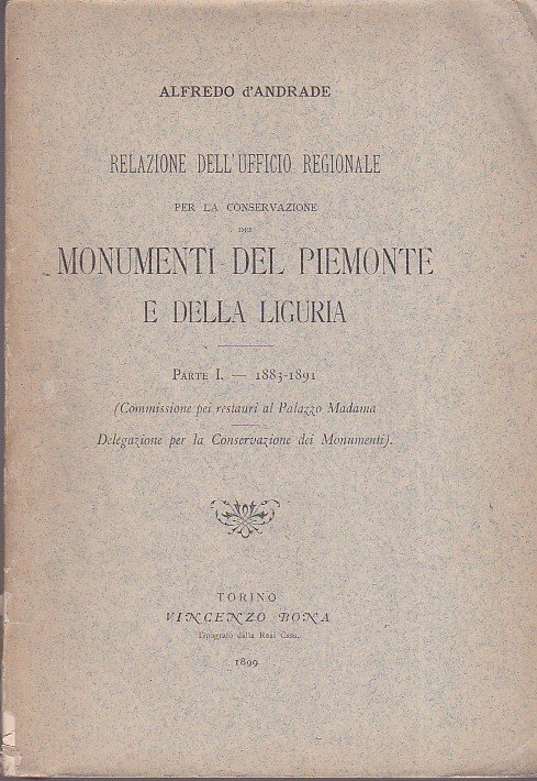 Relazione dell' Ufficio Regionale per la conservazione dei monumenti del …