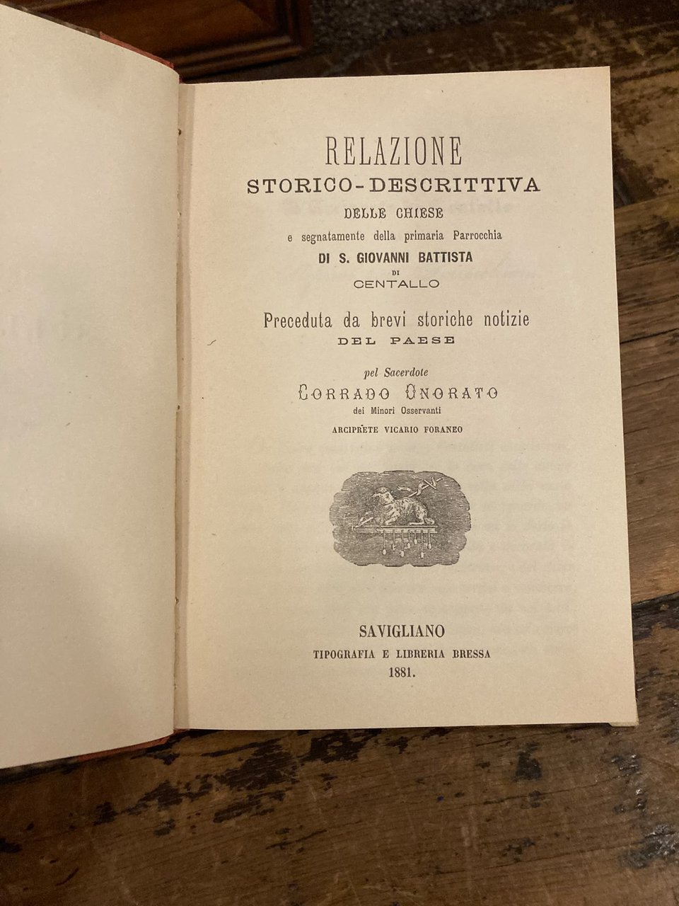 Relazione storico - descrittiva delle Chiese e segnatamente della primaria … | Immagine principale