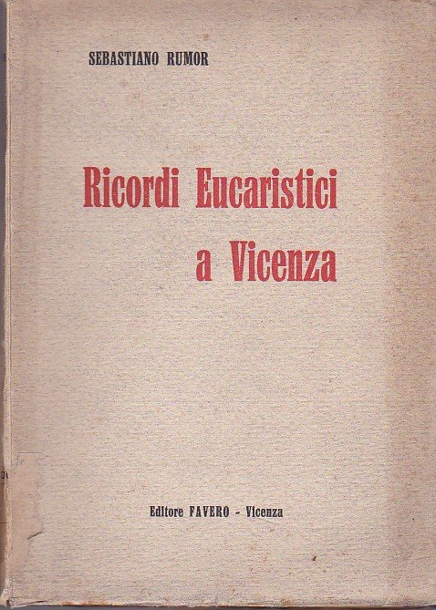 Ricordi eucaristici a Vicenza