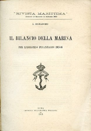 Rivista Marittima. Anno XLVIII - N. 11. Periodico mensile. (Supplemento). …