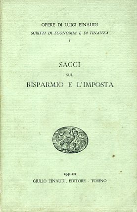 Saggi sul risparmio e l'imposta