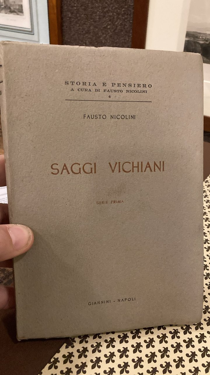 Saggi vichiani. Serie Prima