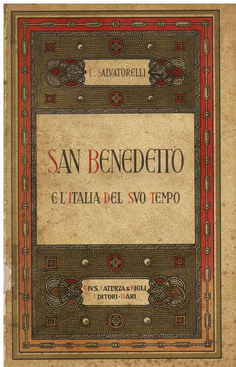 San Benedetto e l'Italia del suo tempo