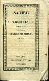 Satire. Traduzione del Cav. Vincenzo Monti con note