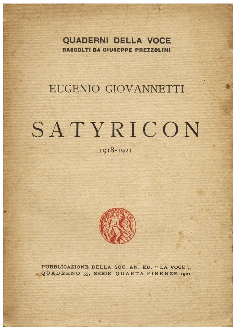 Satyricon. 1918 - 1921