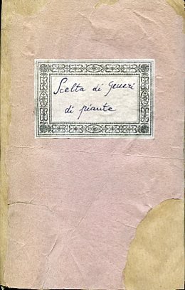 Scelta di generi di piante con i loro respettivi caratteri …