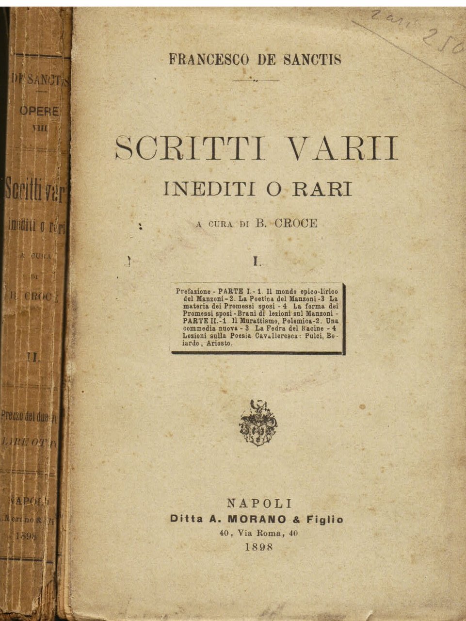 Scritti varii inediti o rari