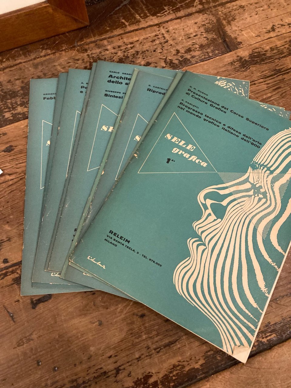 Selegrafica. Corso superiore di Cultura grafica Anno Secondo. [Fascicoli A1/A4-5/A8/A10-11/A13-16/A18]