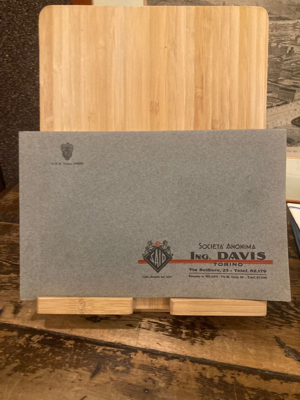 Società Anonima Ing. Davis - Casa Fondata nel 1887 | Immagine principale