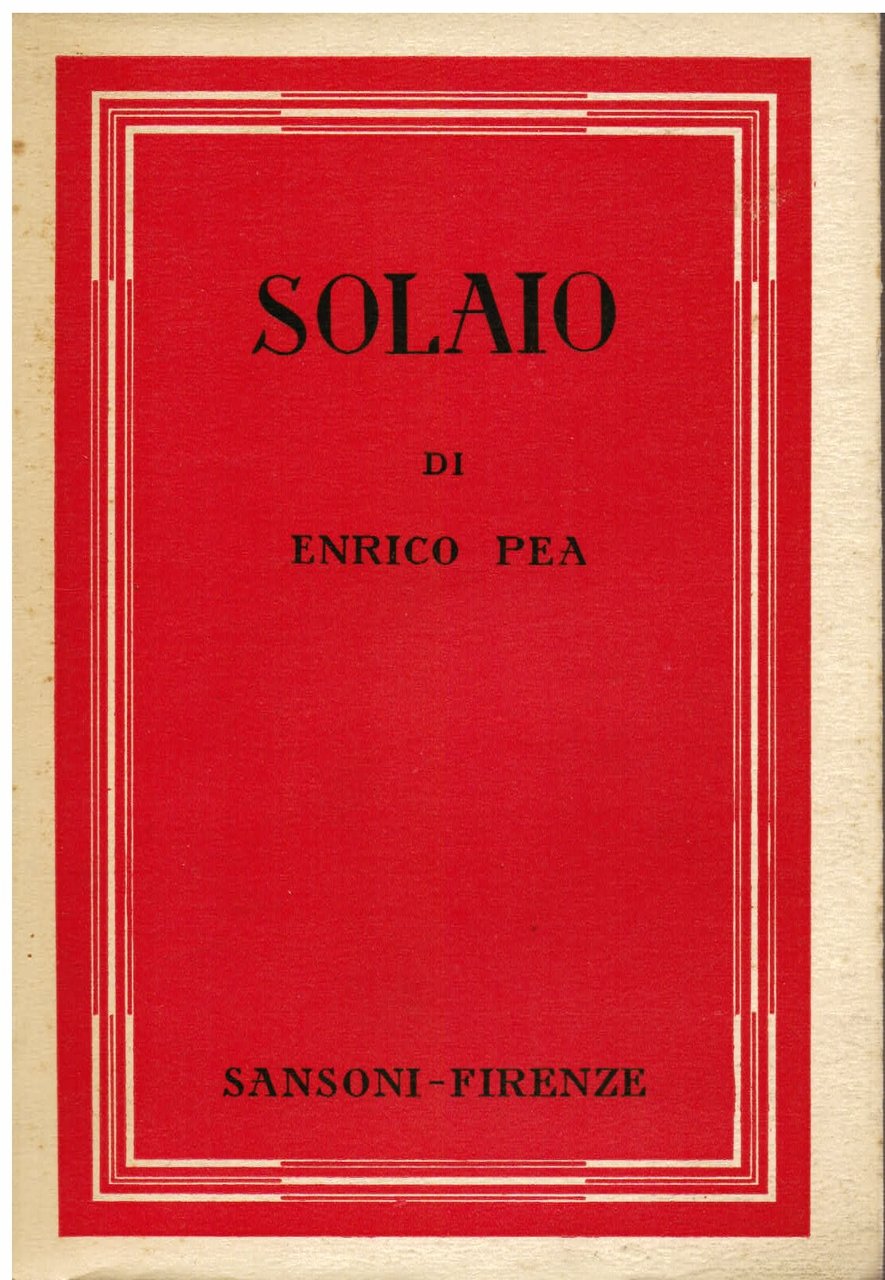 Solaio (storie di noi viventi)