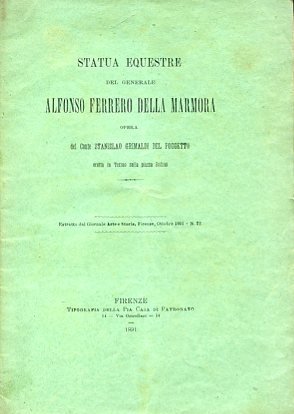 Statua equestre del generale Alfonso Ferrero Della Marmora opera del …