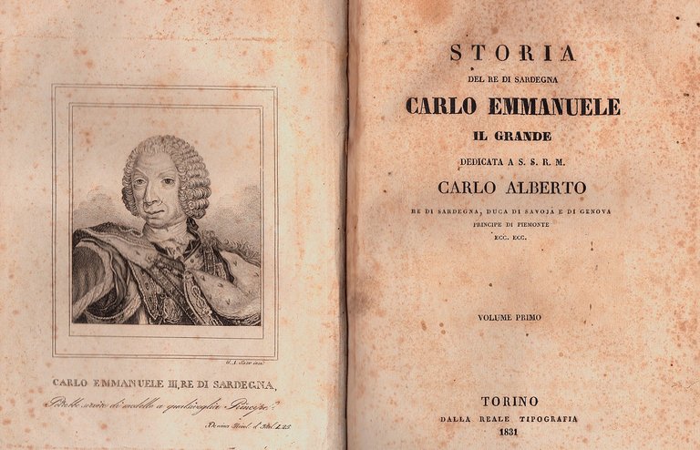 Storia del Re di Sardegna Carlo Emmanuele il Grande dedicata … | Immagine Gallery 2