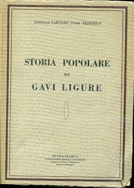 Storia popolare di Gavi Ligure