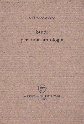 Studi per una antologia