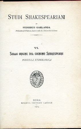 Studi shakespeariani
