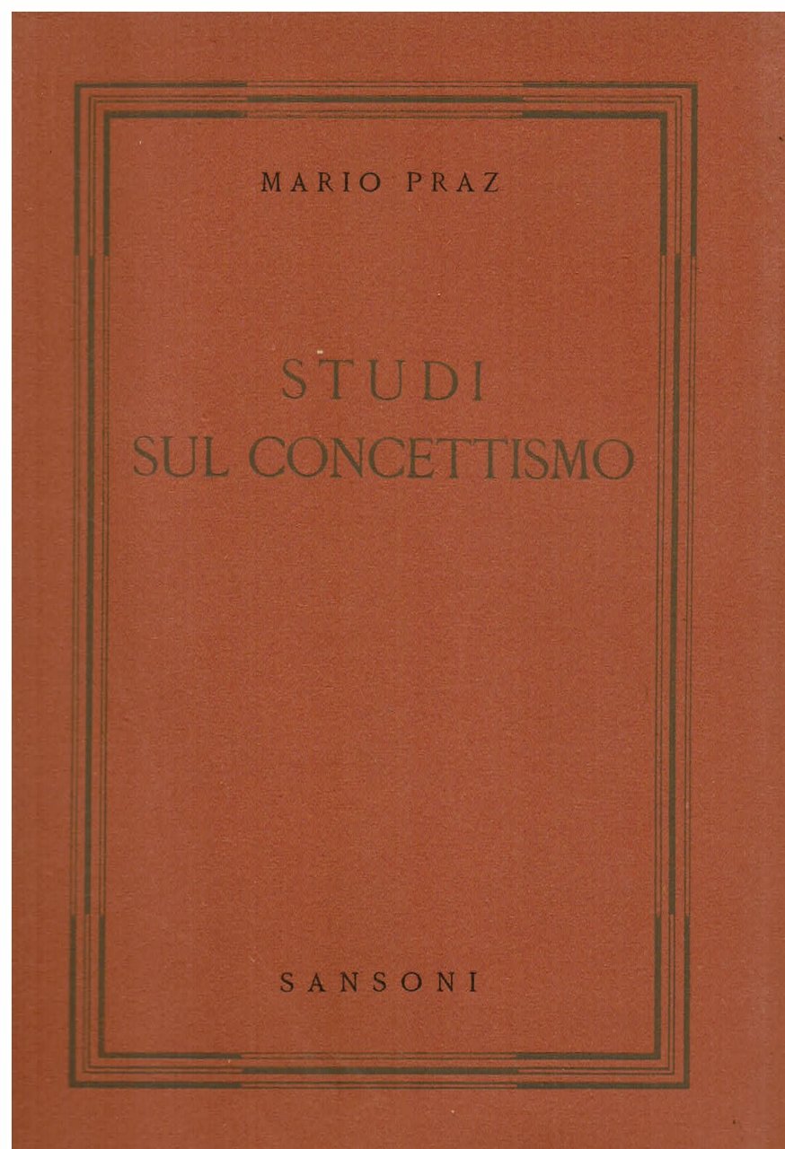 Studi sul concettismo