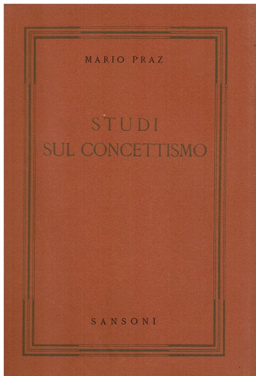 Studi sul concettismo