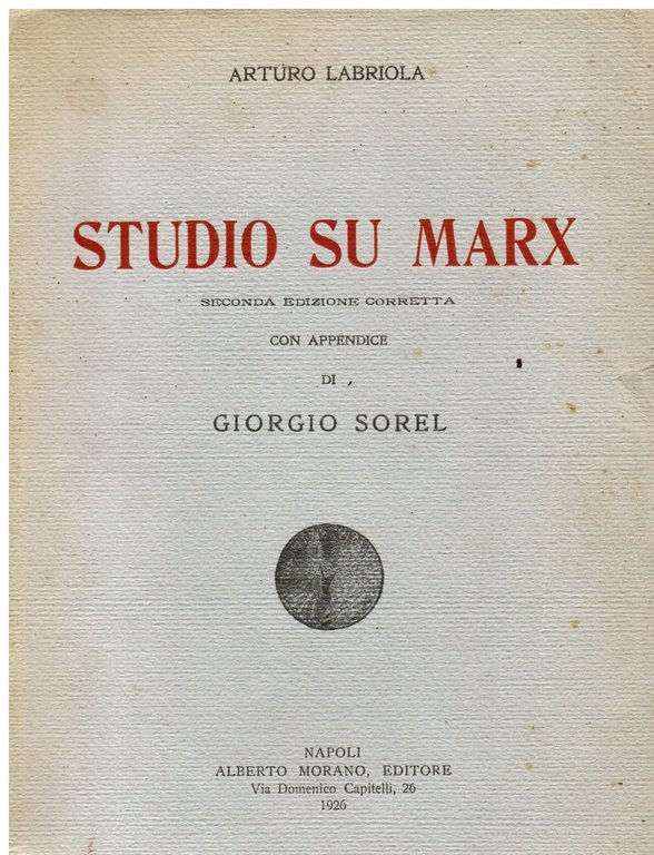 Studio su Marx. Seconda edizione corretta con appendice di Giorgio … | Immagine Gallery 1