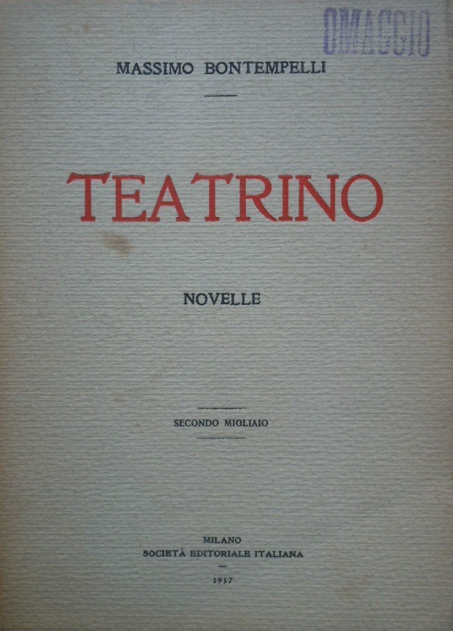 Teatrino. Novelle