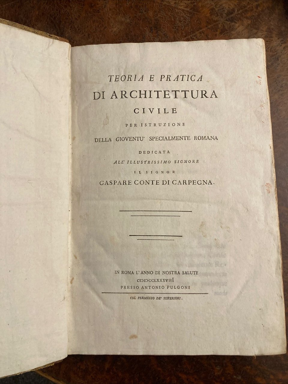Teoria e pratica di Architettura Civile per istruzione della gioventù …
