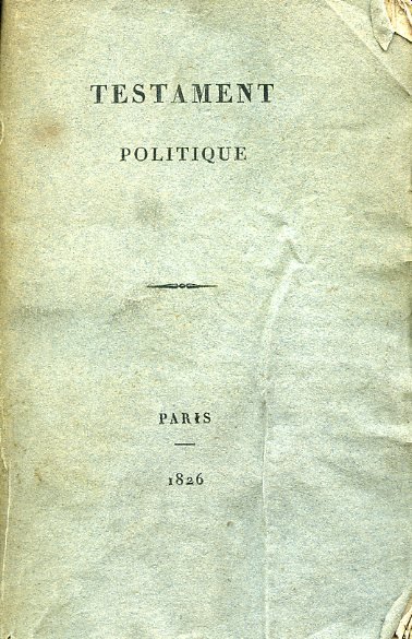 Testament Politique