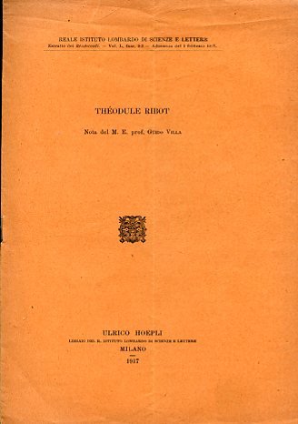 Théodule Ribot. Nota