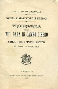Tiro a segno nazionale. Società di Mandamento di Pinerolo. Programma …
