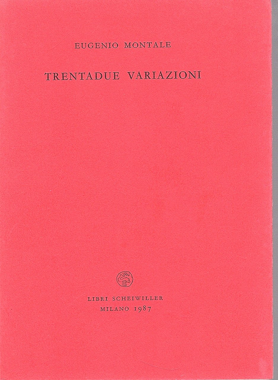 Trentadue variazioni. Seconda edizione