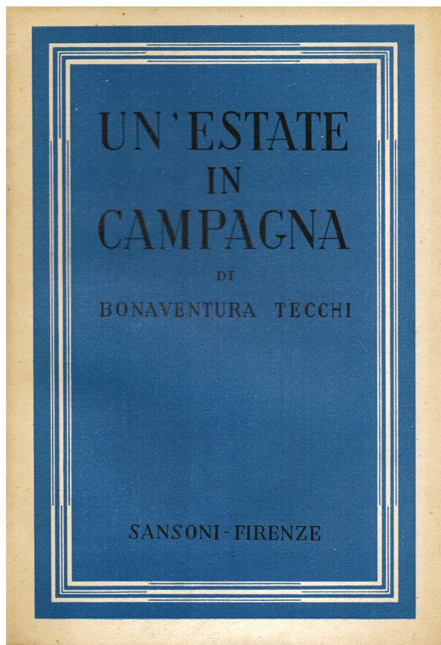 Un' estate in campagna (diario 1943)