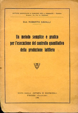 Un metodo semplice e pratico per l'esecuzione del controllo quantitativo …
