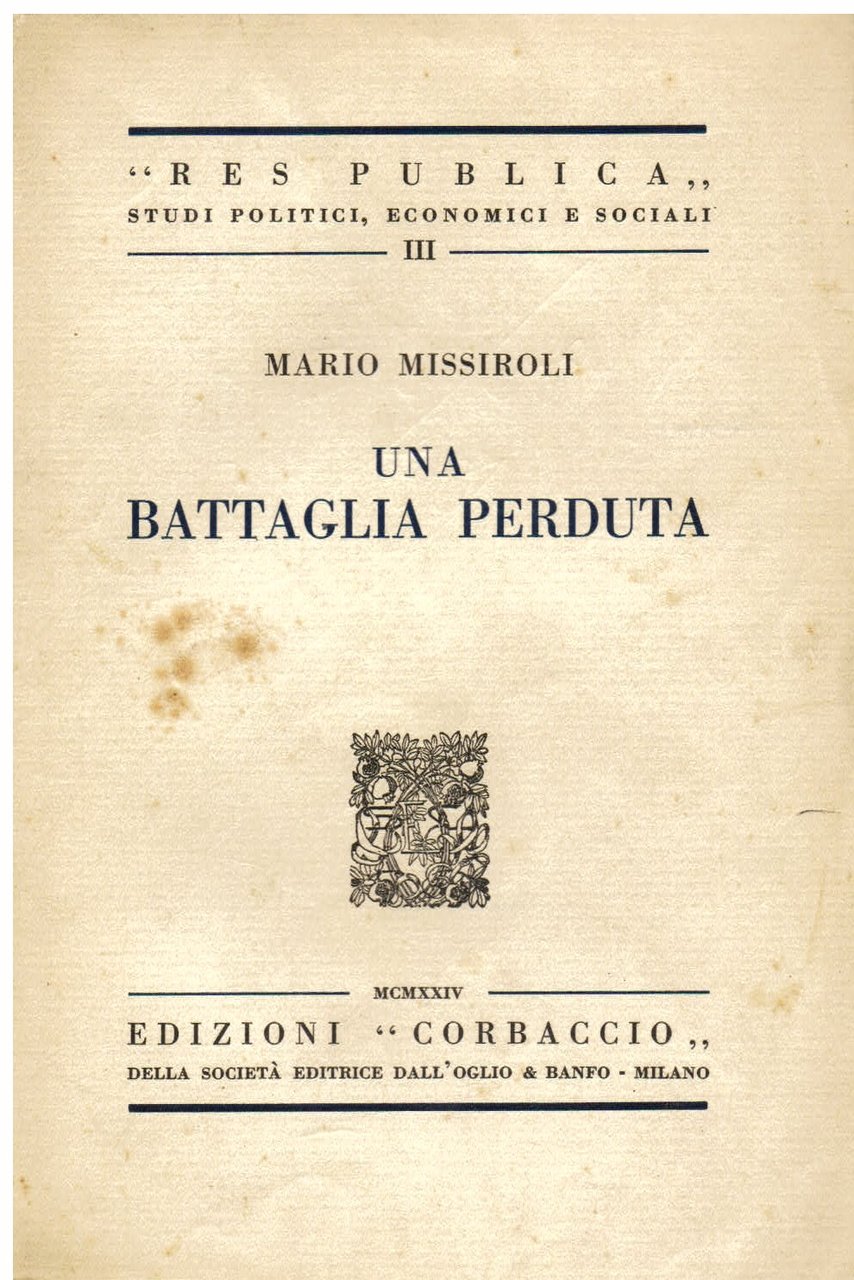 Una battaglia perduta | Immagine principale