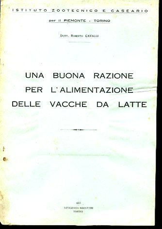 Una buona razione per l'alimentazione delle vacche da latte