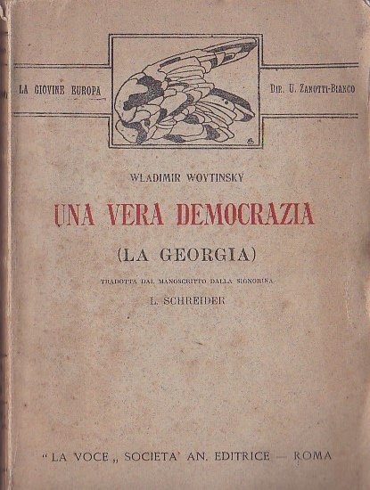 Una vera democrazia (la Georgia). Tradotta dal manoscritto dalla signorina …