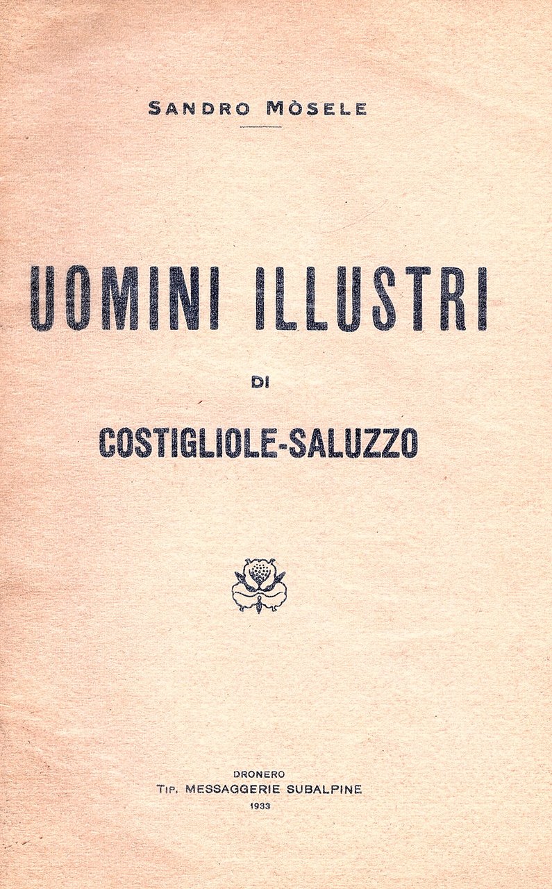 Uomini illustri di Costigliole - Saluzzo