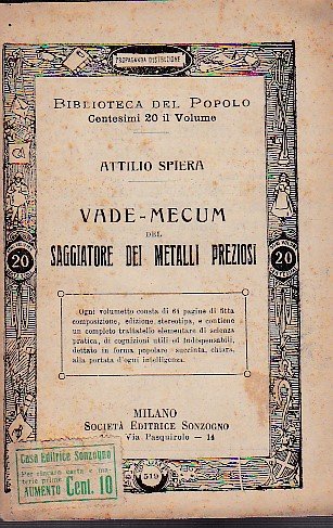 Vade - mecum del saggiatore dei metalli preziosi