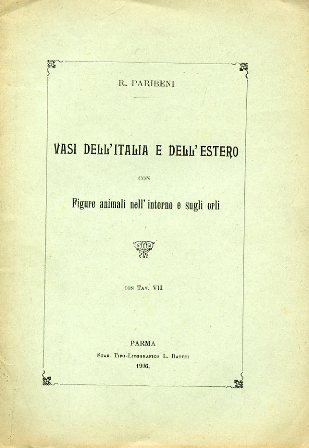 Vasi dell'Italia e dell'estero con figure animali nell'interno e sugli …